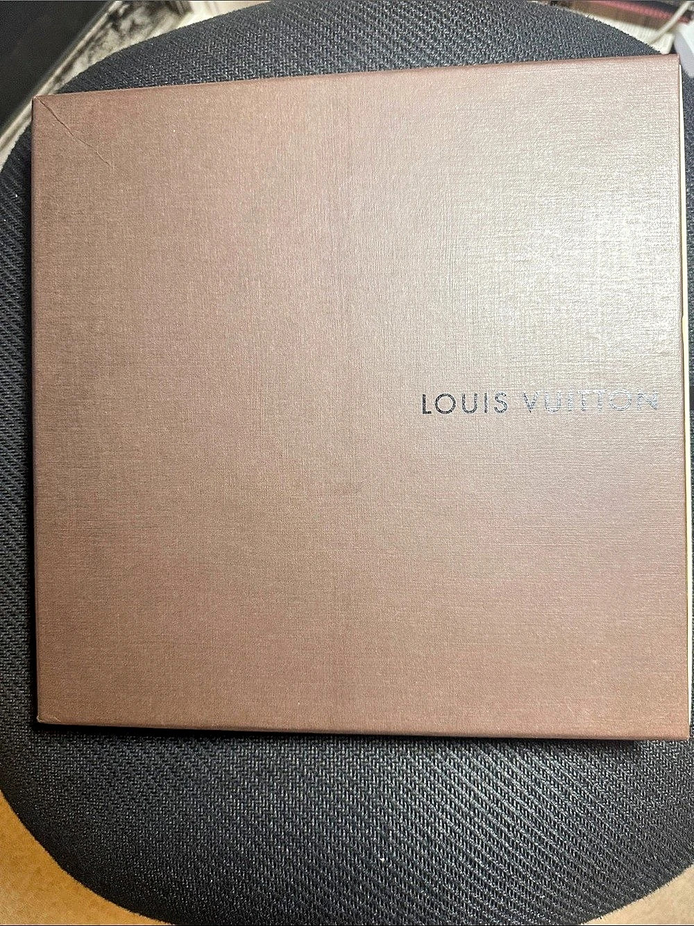 Louis Vuitton Square Drawer Box in Brown Like New